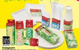 Maximarkt Simpex Basic Einweggeschirr Angebot