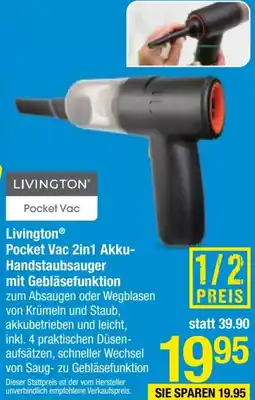 Maximarkt Akku- Handstaubsauger Angebot