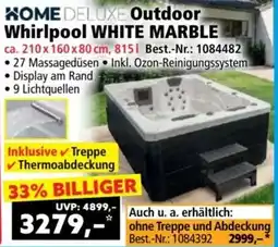 Norma Home Deluxe Outdoor Whirlpool White Marble Angebot