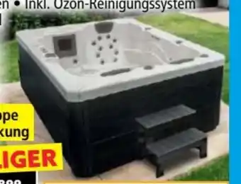Norma Home Deluxe Outdoor Whirlpool White Marble Angebot