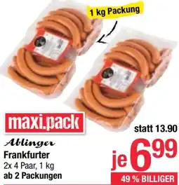Maximarkt Ablinger Frankfurter Angebot