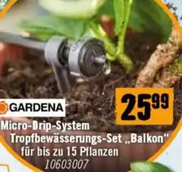 Hornbach GARDENA Micro-Drip-System Tropfbewässerungs-Set Balkon Angebot