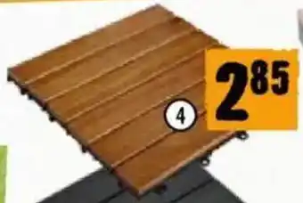 Hornbach Klickfliese Akazie Angebot