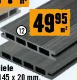 Hornbach WPC Terrassendiele Nativo ECO Eiche dunkelgrau Angebot