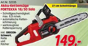 Zgonc E Einhell Akku-Kettensäge FORTEXXA 18/30 Solo Angebot