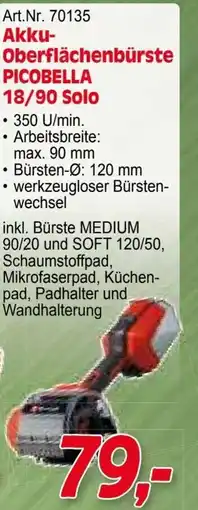 Zgonc E Einhell Akku- Oberflächenbürste PICOBELLA 18/90 Solo Angebot