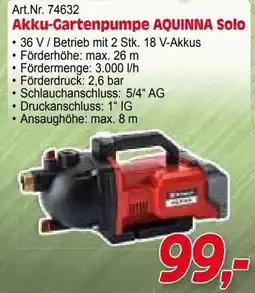 Zgonc E Einhell Akku-Gartenpumpe AQUINNA Solo Angebot