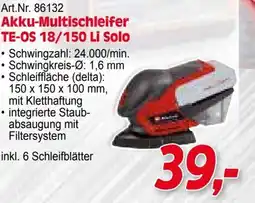 Zgonc E Einhell Akku-Multischleifer TE-OS 18/150 Li Solo Angebot