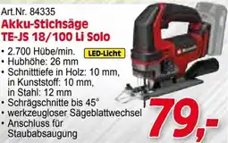 Zgonc E Einhell Akku-Stichsäge TE-JS 18/100 Li Solo Angebot