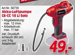 Zgonc E Einhell Akku-Luftpumpe CE-CC 18 Li Solo Angebot