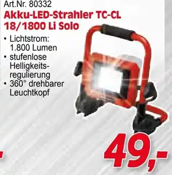 Zgonc E Einhell Akku-LED-Strahler TC-CL 18/1800 Li Solo Angebot