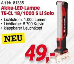 Zgonc E Einhell Akku-LED-Lampe TE-CL 18/1000 S Li Solo Angebot