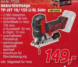 Zgonc E Einhell Akku-Stichsäge TP-JST 18/135 Li BL Solo Angebot