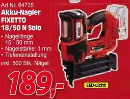 Zgonc E Einhell Akku-Nagler FIXETTO 18/50 N Solo Angebot