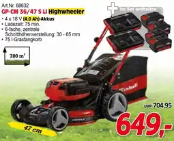 Zgonc E Einhell GP-CM 36/47 S Li Highwheeler Angebot