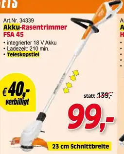 Zgonc STIHL Akku-Rasentrimmer FSA 45 Angebot