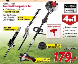 Zgonc Scheppach Benzin-Motorgeräte Set Angebot