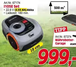 Zgonc Akku-Mähroboter Sets i105E Set Angebot