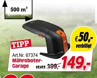 Zgonc Mähroboter- Garage Angebot