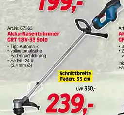 Zgonc Bosch Akku-Rasentrimmer GRT 18V-33 Solo Angebot