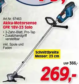Zgonc Bosch Akku-Motorsense GFR 18V-23 Solo Angebot