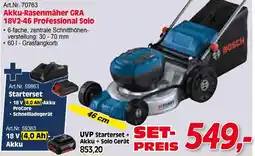 Zgonc Bosch Akku-Rasenmäher GRA 18V2-46 Professional Solo Angebot
