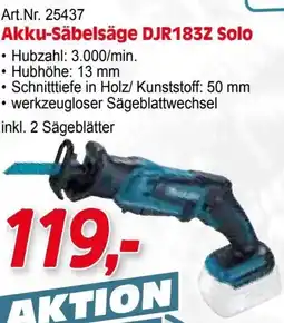 Zgonc Makita Akku-Säbelsäge DJR183Z Solo Angebot