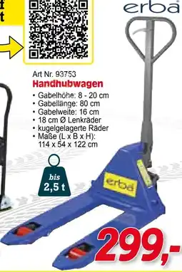 Zgonc Handhubwagen Angebot