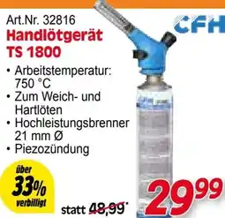 Zgonc Handlötgerät TS 1800 Angebot
