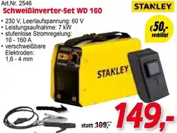 Zgonc STANLEY Schweiẞinverter-Set WD 160 Angebot