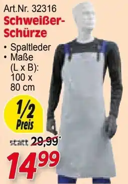 Zgonc Schweißer Schürze Angebot