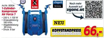 Zgonc Scheppach 1-Zylinder- Kompressor Air Force 7 Angebot