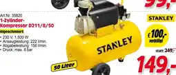 Zgonc STANLEY 1-Zylinder Kompressor D211/8/50 Angebot