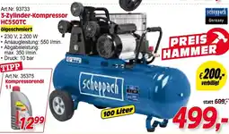 Zgonc Scheppach 3-Zylinder-Kompressor HC550TC Angebot