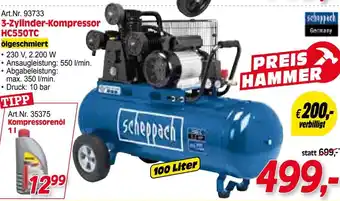 Zgonc Scheppach 3-Zylinder-Kompressor HC550TC Angebot