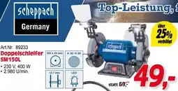 Zgonc Scheppach Doppelschleifer SM150L Angebot
