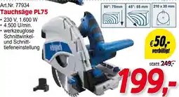 Zgonc Scheppach Tauchsäge PL75 Angebot