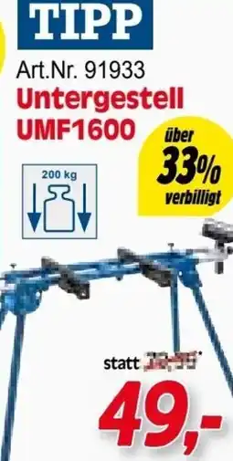 Zgonc Scheppach Untergestell UMF1600 Angebot