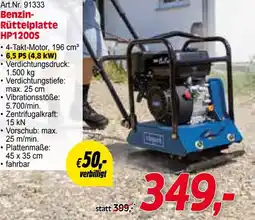 Zgonc Scheppach Benzin- Rüttelplatte HP1200S Angebot