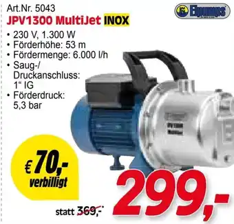 Zgonc JPV1300 MultiJet INOX Angebot