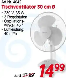 Zgonc Tischventilator Angebot