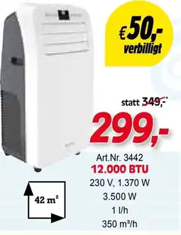 Zgonc Klimageräte mit wifi 12.000 BTU Angebot