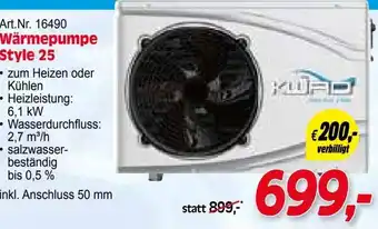 Zgonc Wärmepumpe Style 25 Angebot