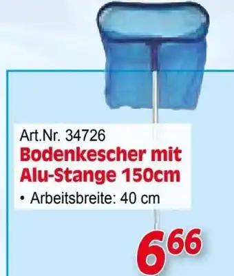 Zgonc Bodenkescher mit Alu-Stange Angebot