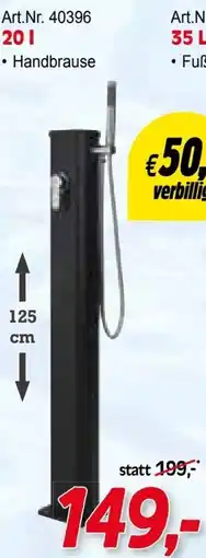 Zgonc Alu luxus solarduschen Angebot