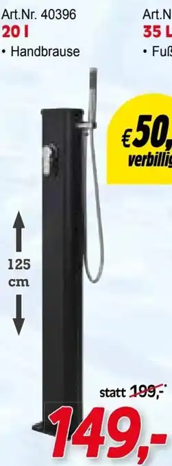 Zgonc Alu luxus solarduschen Angebot