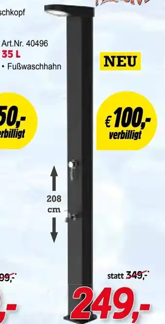 Zgonc Alu luxus solarduschen Angebot