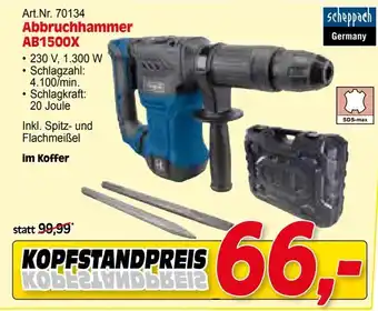Zgonc Scheppach Abbruchhammer AB1500X Angebot
