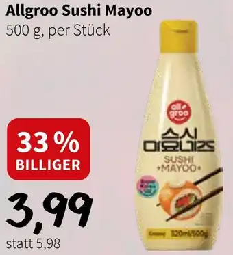 Der Grissemann Allgroo Sushi Mayoo Angebot
