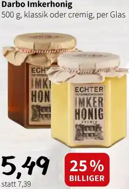 Der Grissemann Darbo Imkerhonig Angebot